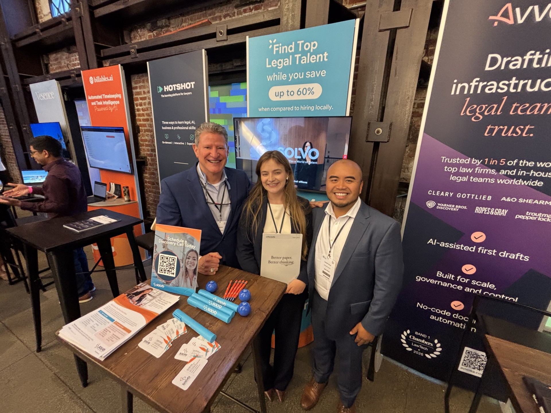 Kristoff with colleagues at Legal Innovators San Francisco