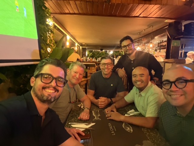 Team dinner in Medellín